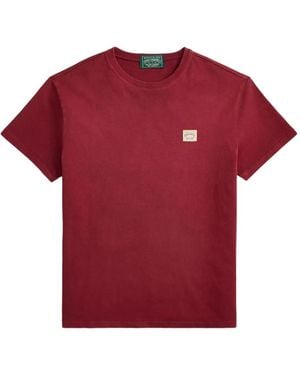 Polo Ralph Lauren T-Shirt À Détail Logo - Rouge