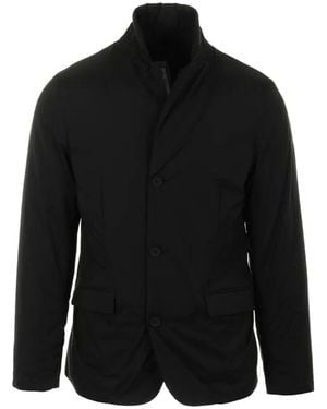 People Of Shibuya Button-Fastening Padded Jacket - Black