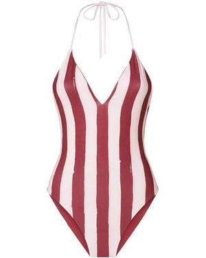 Fendi Pequin Lycra Swimsuit - Purple