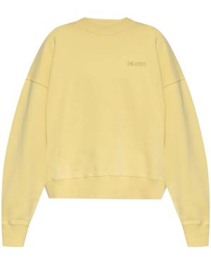 The Attico Sweatshirt Mit Logo - Gelb