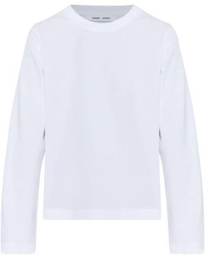 Samsøe & Samsøe Sacamino Long-Sleeve T-Shirt - White