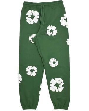 DENIM TEARS Jogginghose mit Kordelzug - Grün