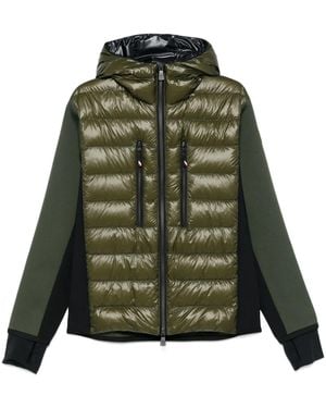 Moncler Paneled Down Jacket - Green