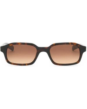FLATLIST EYEWEAR Hanky Rectangle-Frame Sunglasses - Brown