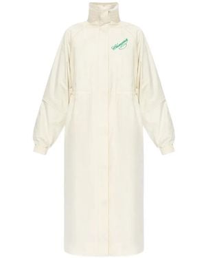 Willy Chavarria Logo-Embroidered Drawstring Jacket - White