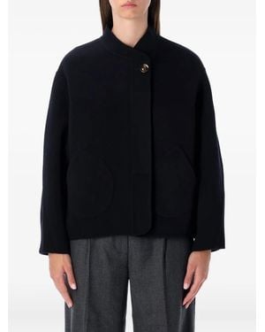 Soeur Abrigo Windsor Con Bolsillo De Parche - Negro