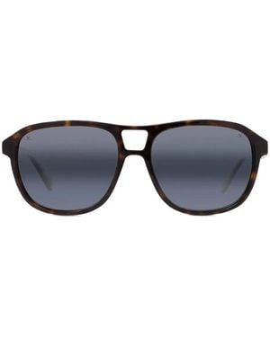Vuarnet Tortoiseshell Pilot Sunglasses - Blue