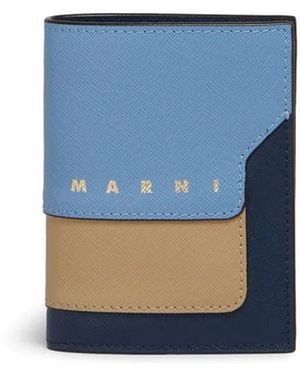 Marni 二つ折り財布 - ブルー