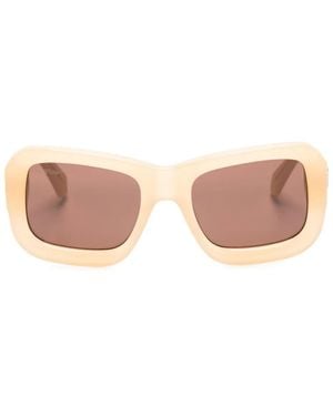 Off-White c/o Virgil Abloh Verona Square-Frame Sunglasses - Pink