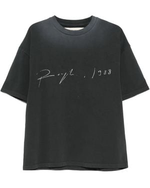 ROUGH Signature Graphic T-Shirt - Black