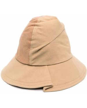 Adererror Two-Tone Design Hat - Natural