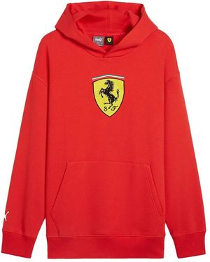 PUMA X Scuderia Ferrari Race Big Shield Hoodie - Red
