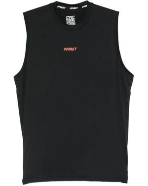 FAMILY FIRST Haut De Performance À Logo Imprimé - Noir