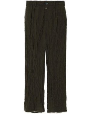 Undercover Pantalones con ribete de encaje - Negro