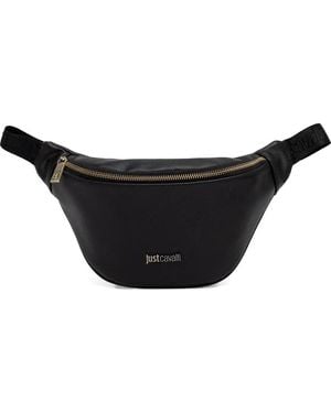 Just Cavalli Riñonera Con Cremallera - Negro
