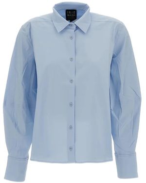Irie Chemise À Boutonnière Sur Le Devant - Blue