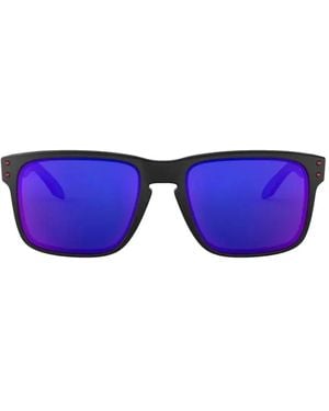 Oakley Holbrook Matte Square Sunglasses - Blue