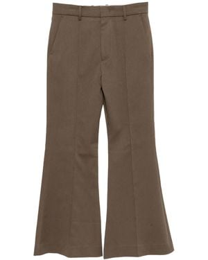 ROKH Pantalones acampanados - Marrón