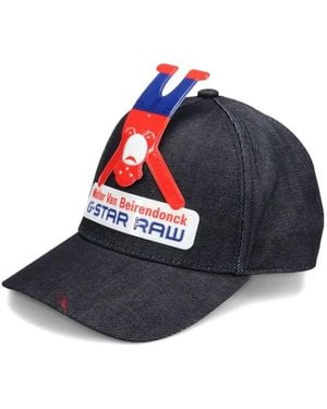 Walter Van Beirendonck Denim Cap - Blue
