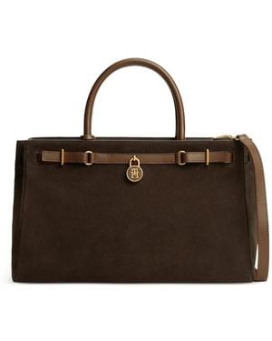 Tommy Hilfiger Sac À Main The American Icon En Daim - Brown