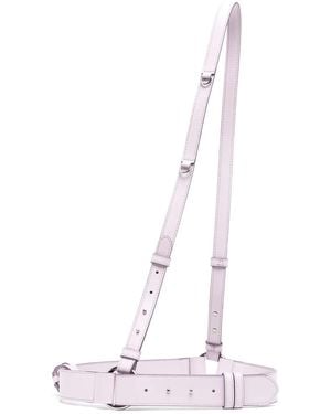 Stella McCartney Faux-Leather Harness Belt - White