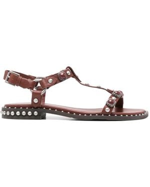 Ash Podium Stud-Embellished Sandals - Red