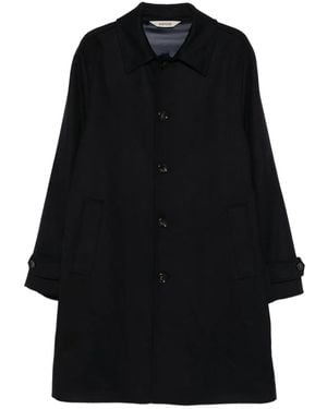 Aspesi Button-Fastening Coat - Black