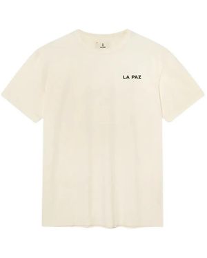 La Paz Guerreiro London Logo-Print T-Shirt - White