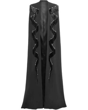 Jenny Packham Cappotto Du Barry - Nero