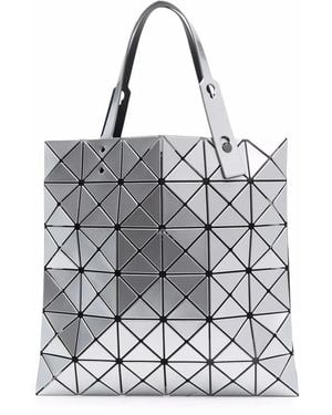 Issey Miyake Bolso shopper Lucent con paneles geométricos - Gris