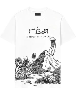 RTA T-Shirt Colin À Imprimé Graphique - Blanc