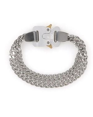 1017 ALYX 9SM Armband Met Dubbele Gesp - Grijs