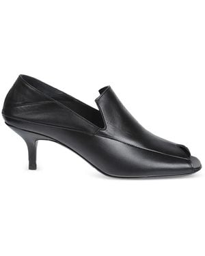 IRO Open-Toed Heeled Mules - Black