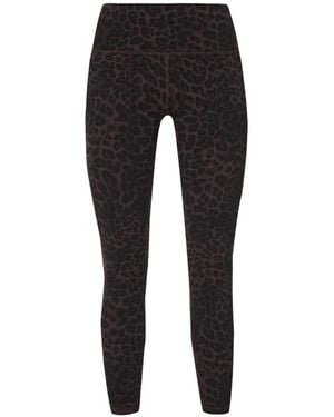 Sweaty Betty Leopard-Print High-Waisted Leggings - Black