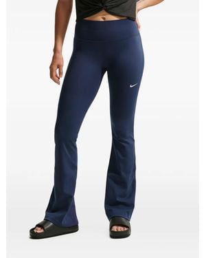 Nike Legging À Taille Haute À Logo - Blue