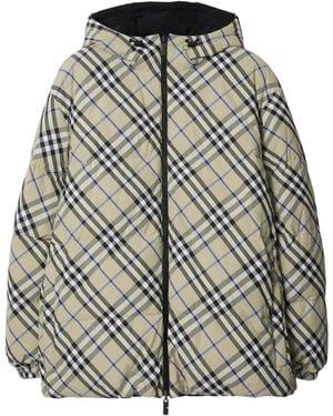 Burberry Omkeerbaar Donsjack - Grijs