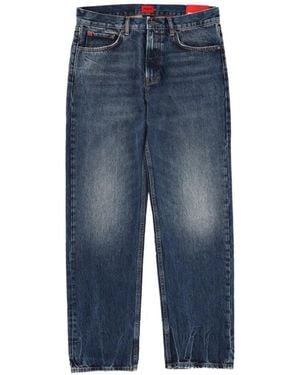 HUGO Cotton Denim Jeans - Blue