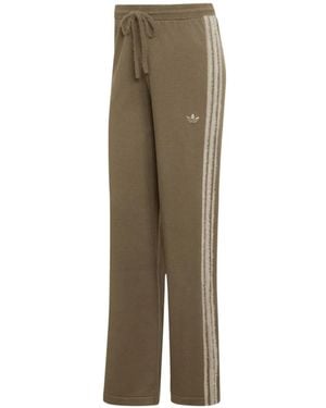 adidas Firebird Side-Stripe Track Trousers - Natural