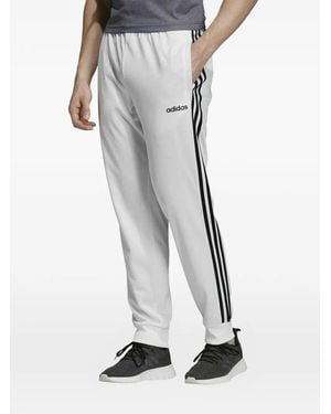 adidas Three-Stripes Tapered Track Trousers - White