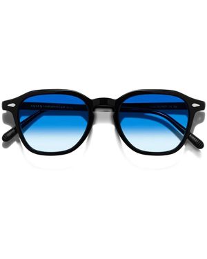 Moscot Vantz Geometric-Frame Sunglasses - Blue