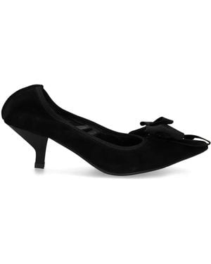 Ras Pumps Con Fiocco 50Mm - Nero