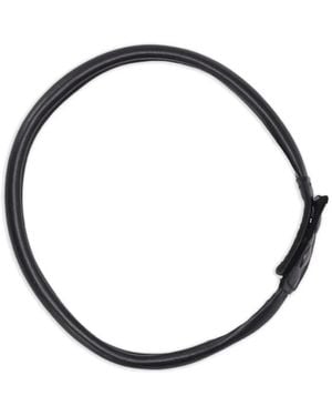 LA ROSE Pulsera Collane De Piel - Blanco