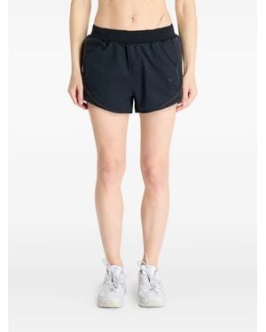 Nike Logo-Embroidered Shorts - Blue
