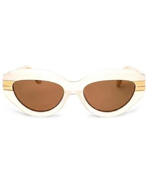 Palm Angels Cat-Eye-Frame Sunglasses - White