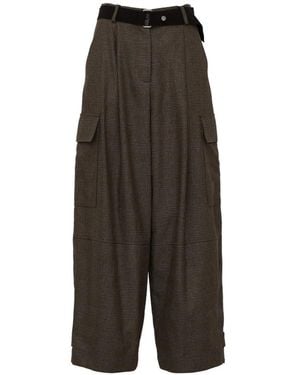 P.A.R.O.S.H. Prince Of Wales Check Trousers - Multicolour