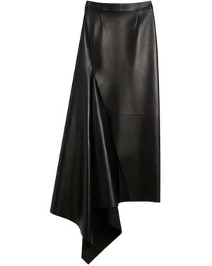 Givenchy Slashed Long Skirt - Black