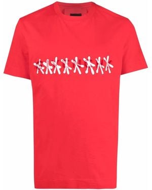 Givenchy X Chito Tufted Logo T-Shirt - Red