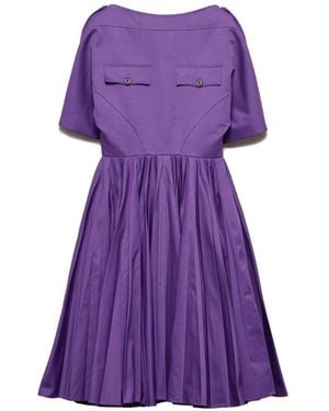 Prada Chino Dress - Purple