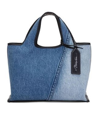 3.1 Phillip Lim Mini Denim Tote Bag - Blue
