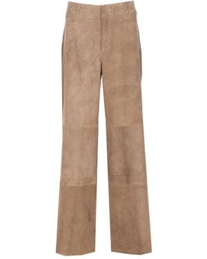 Arma Panelled Trousers - ナチュラル